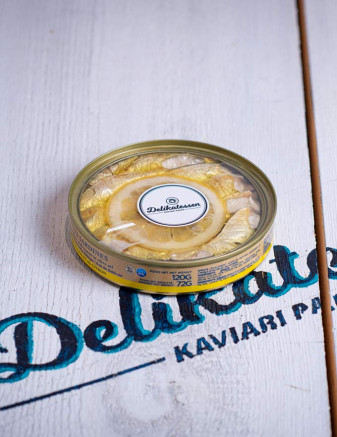 Petites sardines à l'huile d'olive et au citron - Kaviari